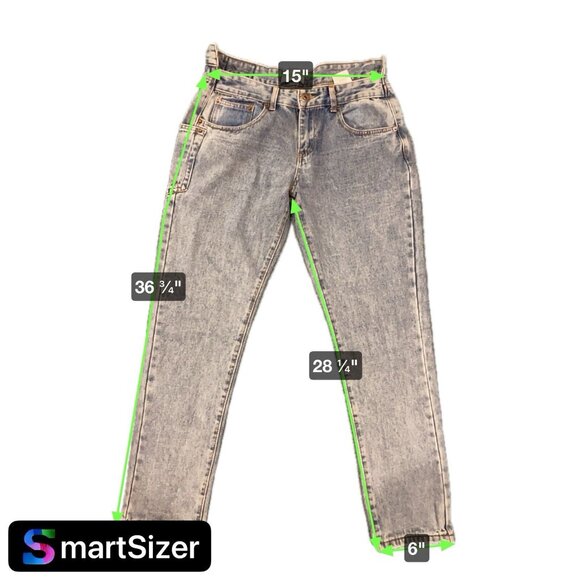 Liquor n Poker Step Waist Jeans - Size 12 Light Wash - Picture 7 of 7